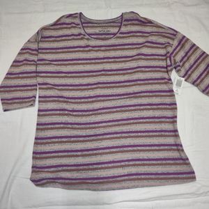 Super Soft Plush Stripe Tee